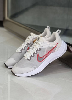 کتونی اورجینال نایک Downshifter 12 سفید قرمز | Nike Downshifter 12 DD9293‑001